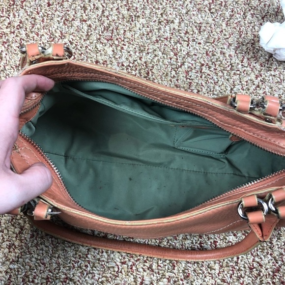 Vintage Salmon Cole Haan Shoulder Purse - Picture 5 of 9